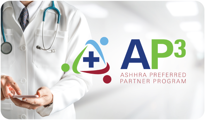 A Doctor with AP3 Logo