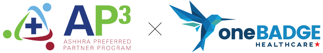 AP3 Logo x oneBADGE Logo