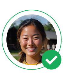 A female camp counselor